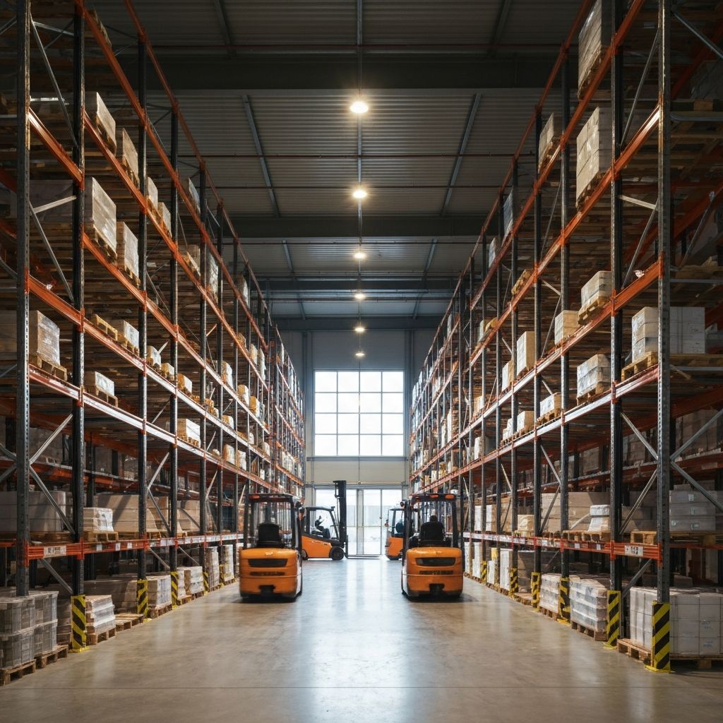 Modern warehouse and logistics